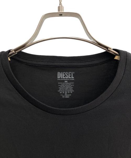 DIESEL（ディーゼル）DIESEL (ディーゼル) 半袖カットソー ブラック サイズ:Ｍの古着・服飾アイテム