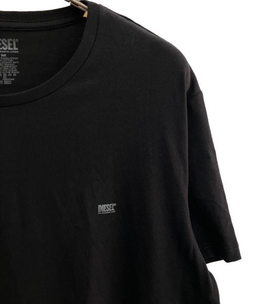DIESEL（ディーゼル）DIESEL (ディーゼル) 半袖カットソー ブラック サイズ:Ｍの古着・服飾アイテム