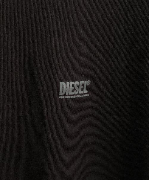 DIESEL（ディーゼル）DIESEL (ディーゼル) 半袖カットソー ブラック サイズ:Ｍの古着・服飾アイテム