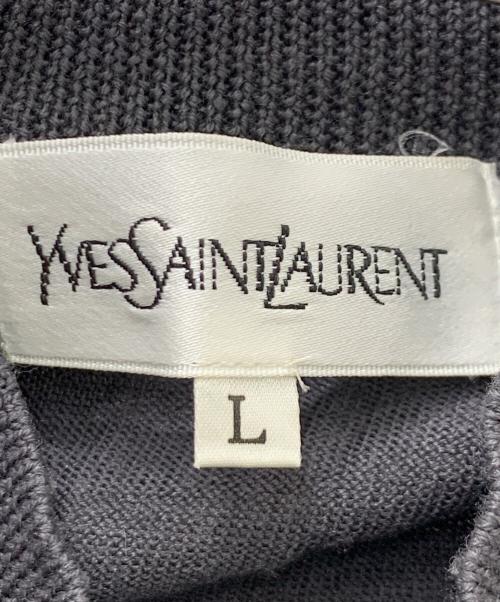 Yves Saint Laurent（イヴサンローラン）Yves Saint Laurent (イヴサンローラン) 薄手ニット グレー サイズ:Lの古着・服飾アイテム