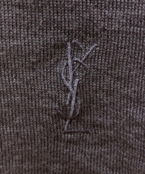 Yves Saint Laurent（イヴサンローラン）Yves Saint Laurent (イヴサンローラン) 薄手ニット グレー サイズ:Lの古着・服飾アイテム