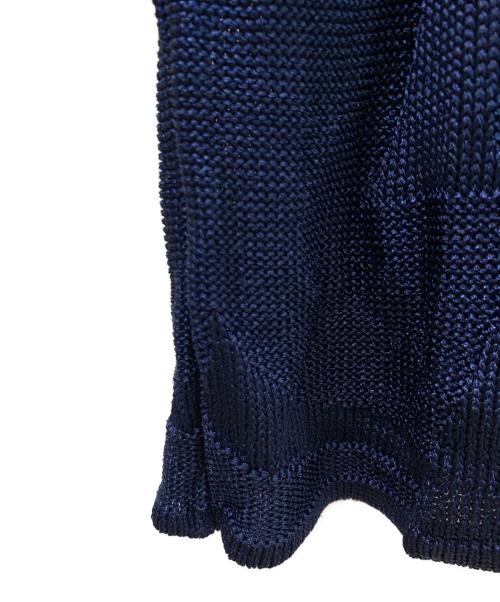 Yves Saint Laurent（イヴサンローラン）Yves Saint Laurent (イヴサンローラン) 薄手ニット ネイビー サイズ:Lの古着・服飾アイテム