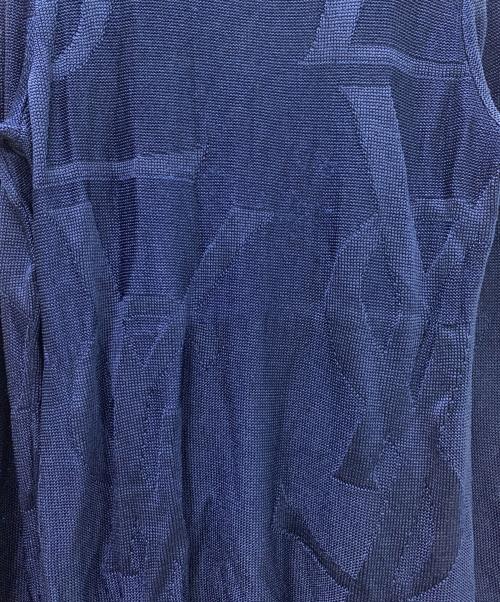 Yves Saint Laurent（イヴサンローラン）Yves Saint Laurent (イヴサンローラン) 薄手ニット ネイビー サイズ:Lの古着・服飾アイテム