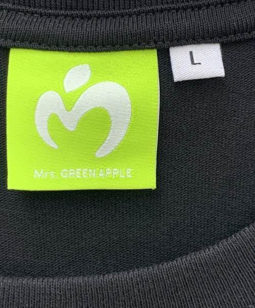 Mrs.GREEN APPLE（Mrs.GREEN APPLE）Mrs.GREEN APPLE (Mrs.GREEN APPLE) 半袖Tシャツ ブラック サイズ:L 未使用品の古着・服飾アイテム