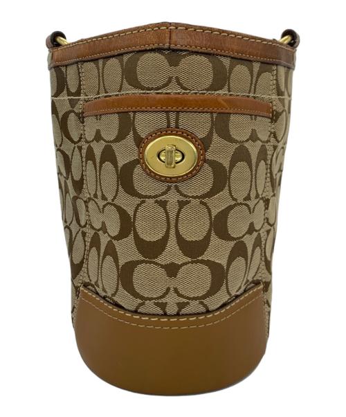 COACH（コーチ）COACH (コーチ) トートバッグ ベージュ×ブラウンの古着・服飾アイテム