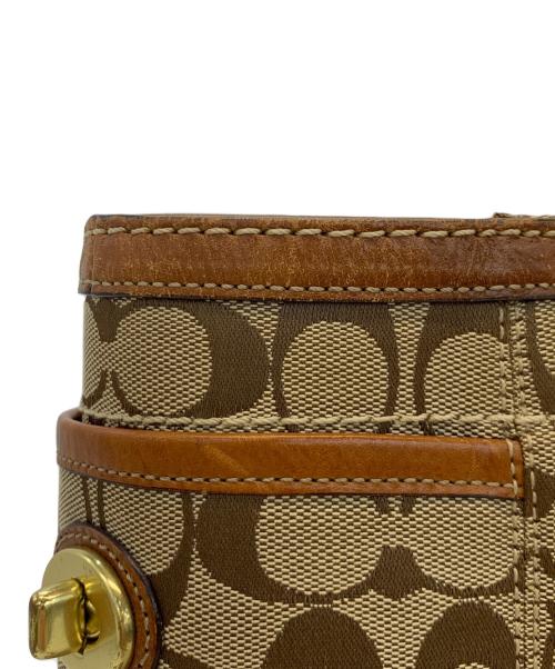 COACH（コーチ）COACH (コーチ) トートバッグ ベージュ×ブラウンの古着・服飾アイテム
