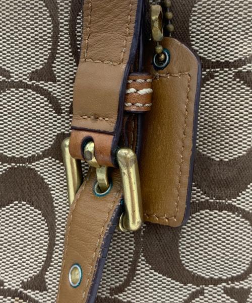 COACH（コーチ）COACH (コーチ) トートバッグ ベージュ×ブラウンの古着・服飾アイテム