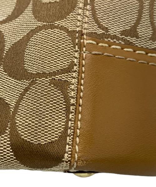 COACH（コーチ）COACH (コーチ) トートバッグ ベージュ×ブラウンの古着・服飾アイテム