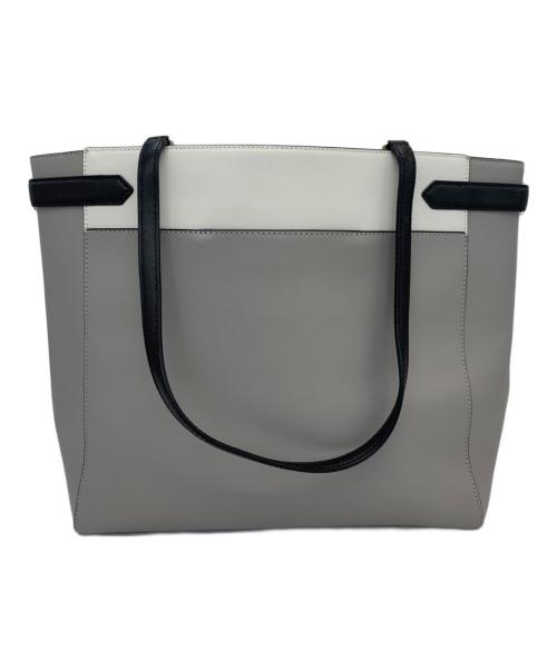 Kate Spade（ケイトスペード）Kate Spade (ケイトスペード) トートバッグ グレー×ホワイトの古着・服飾アイテム