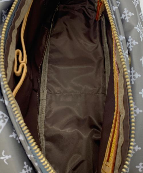russet（ラシット）russet (ラシット) 2WAYバッグ グレー×ホワイトの古着・服飾アイテム