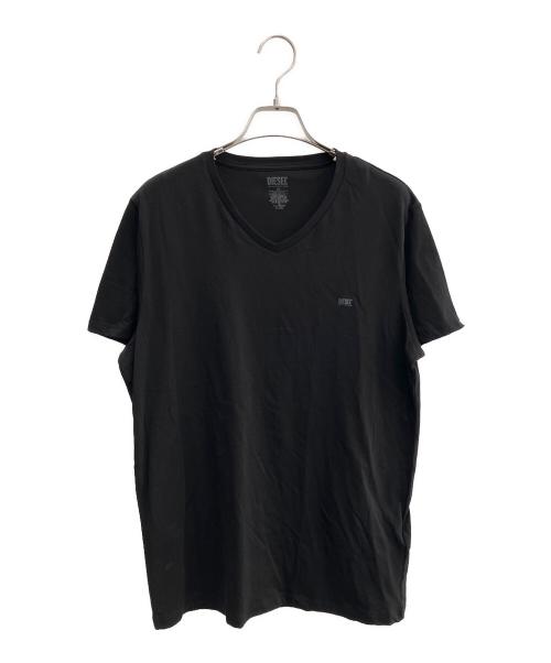 DIESEL（ディーゼル）DIESEL (ディーゼル) 半袖カットソー ブラック サイズ:Ｍの古着・服飾アイテム