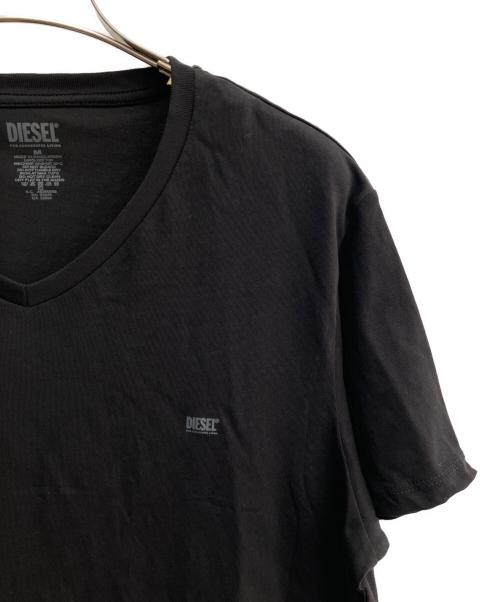 DIESEL（ディーゼル）DIESEL (ディーゼル) 半袖カットソー ブラック サイズ:Ｍの古着・服飾アイテム