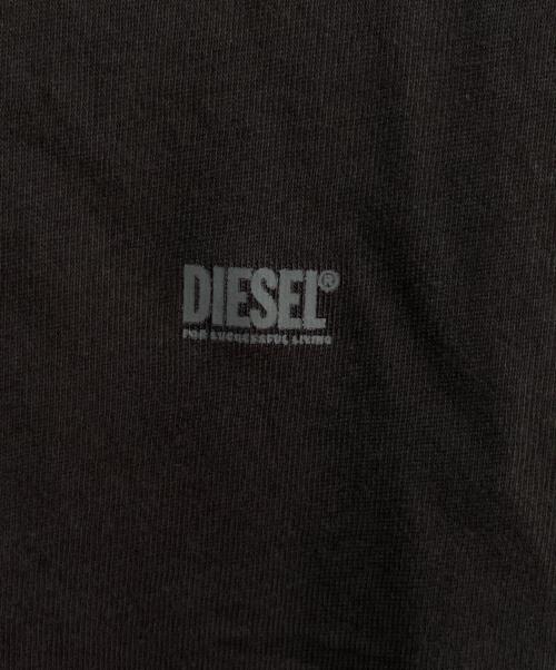 DIESEL（ディーゼル）DIESEL (ディーゼル) 半袖カットソー ブラック サイズ:Ｍの古着・服飾アイテム