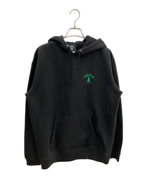 COCOLOBLAND（ココロブランド）COCOLOBLAND (ココロブランド) プルオーバーパーカー ブラック サイズ:Lの古着・服飾アイテム