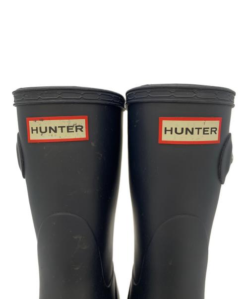 HUNTER（ハンター）HUNTER (ハンター) オリジナルショートレインブーツ ネイビー サイズ:UK4の古着・服飾アイテム