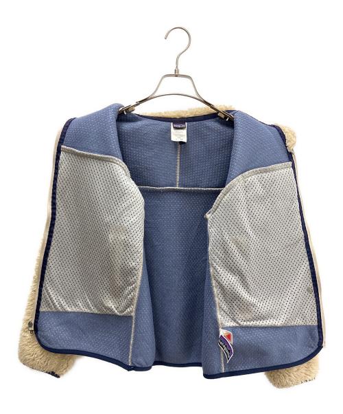 Patagonia（パタゴニア）Patagonia (パタゴニア) フリースジャケット ベージュ×ネイビー サイズ:Lの古着・服飾アイテム