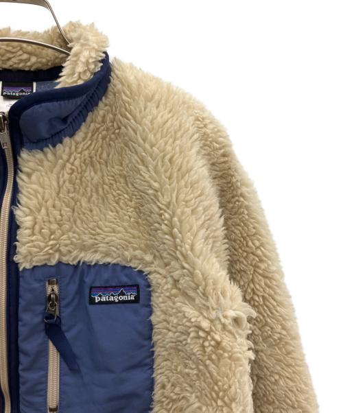 Patagonia（パタゴニア）Patagonia (パタゴニア) フリースジャケット ベージュ×ネイビー サイズ:Lの古着・服飾アイテム