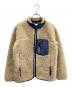 Patagonia（パタゴニア）の古着「フリースジャケット」｜ベージュ×ネイビー