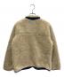 Patagonia (パタゴニア) フリースジャケット ベージュ×ネイビー サイズ:L：5000円