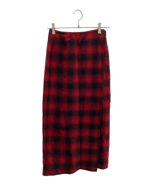 RALPH LAUREN COUNTRY（ラルフローレンカントリー）RALPH LAUREN COUNTRY (ラルフローレンカントリー) ペンシルスカート レッド サイズ:6の古着・服飾アイテム