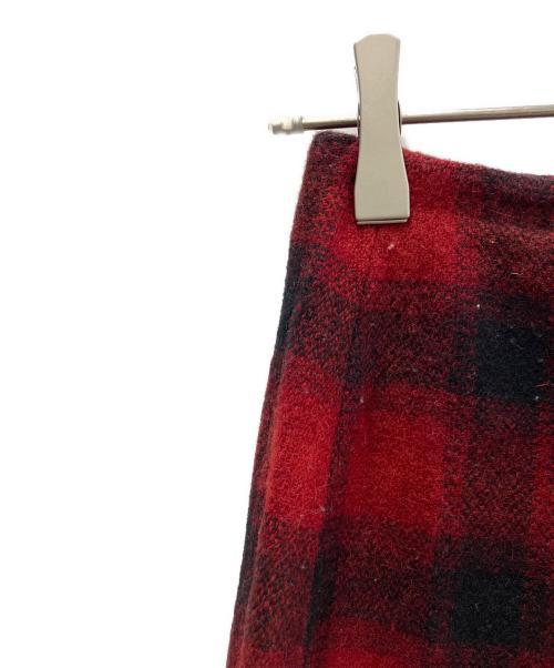 RALPH LAUREN COUNTRY（ラルフローレンカントリー）RALPH LAUREN COUNTRY (ラルフローレンカントリー) ペンシルスカート レッド サイズ:6の古着・服飾アイテム
