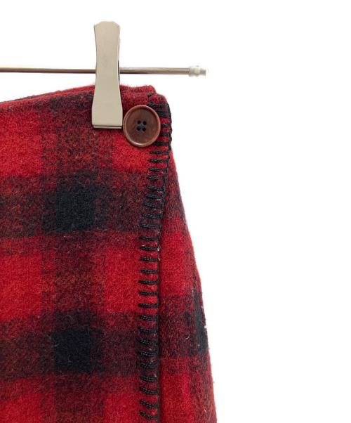 RALPH LAUREN COUNTRY（ラルフローレンカントリー）RALPH LAUREN COUNTRY (ラルフローレンカントリー) ペンシルスカート レッド サイズ:6の古着・服飾アイテム