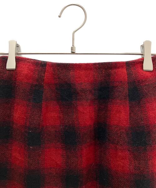 RALPH LAUREN COUNTRY（ラルフローレンカントリー）RALPH LAUREN COUNTRY (ラルフローレンカントリー) ペンシルスカート レッド サイズ:6の古着・服飾アイテム