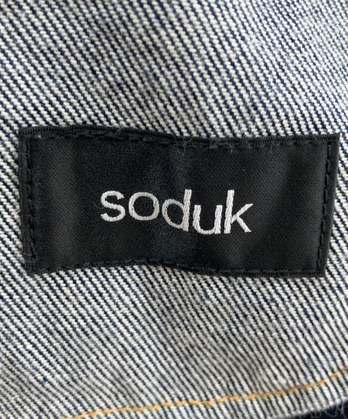 soduk（スドーク）soduk (スドーク) WAVE DENIM JACKET インディゴ サイズ:FREEの古着・服飾アイテム