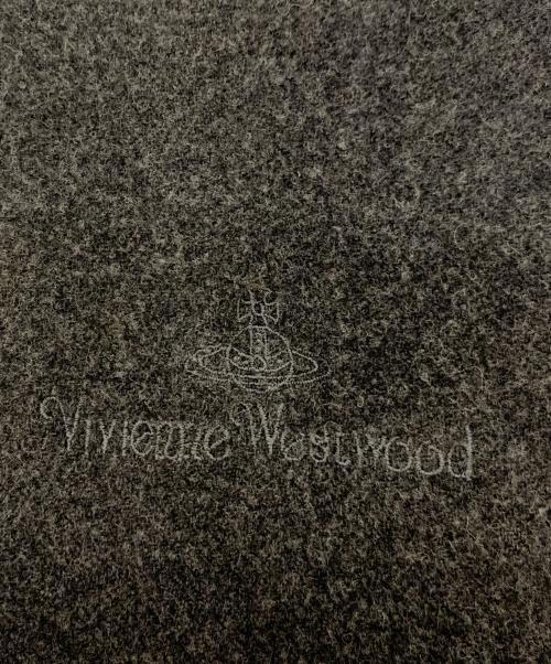 Vivienne Westwood（ヴィヴィアンウエストウッド）Vivienne Westwood (ヴィヴィアンウエストウッド) マフラー ブラックの古着・服飾アイテム
