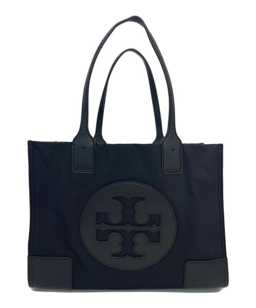 TORY BURCH（トリーバーチ）TORY BURCH (トリーバーチ) ナイロンレザートートバッグ ブラックの古着・服飾アイテム