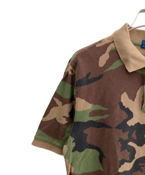 POLO RALPH LAUREN（ポロ・ラルフローレン）POLO RALPH LAUREN (ポロ・ラルフローレン) 半袖ポロシャツ ブラウン×グリーン サイズ:XLの古着・服飾アイテム