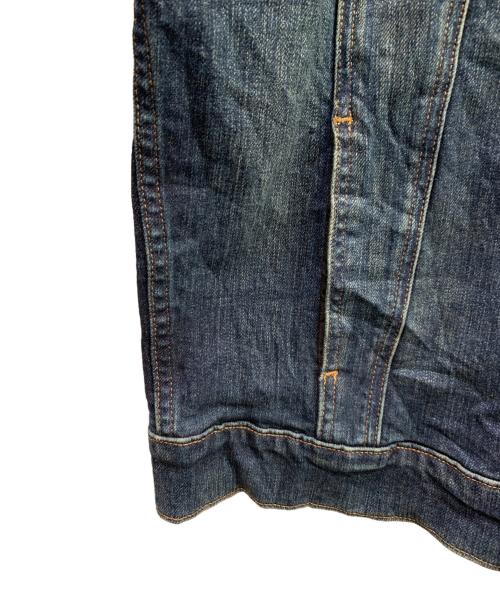 Calvin Klein Jeans（カルバンクラインジーンズ）Calvin Klein Jeans (カルバンクラインジーンズ) 襟ボアデニムジャケット ブルー サイズ:Ｓの古着・服飾アイテム