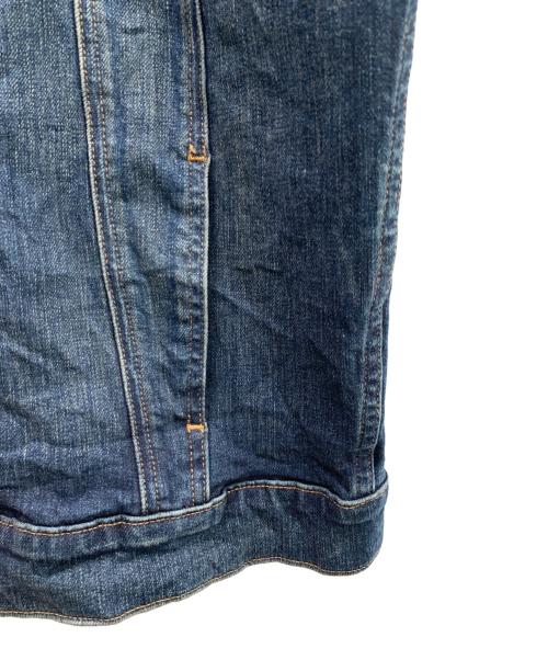 Calvin Klein Jeans（カルバンクラインジーンズ）Calvin Klein Jeans (カルバンクラインジーンズ) 襟ボアデニムジャケット ブルー サイズ:Ｓの古着・服飾アイテム