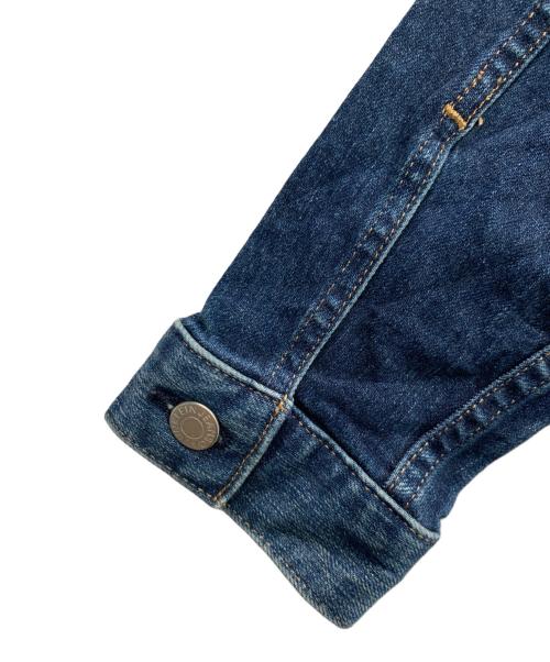 Calvin Klein Jeans（カルバンクラインジーンズ）Calvin Klein Jeans (カルバンクラインジーンズ) 襟ボアデニムジャケット ブルー サイズ:Ｓの古着・服飾アイテム