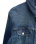 中古・古着 Calvin Klein Jeans (カルバンクラインジーンズ) 襟ボアデニムジャケット ブルー サイズ:Ｓ：9000円