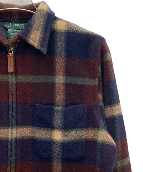 LAUREN RALPH LAUREN（ローレン ラルフ ローレン）LAUREN RALPH LAUREN (ローレン ラルフ ローレン) カバーオール ブラウン×ネイビー サイズ:Ｓの古着・服飾アイテム