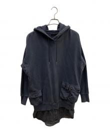 DIESEL（ディーゼル）の古着「パーカー」｜ブラック