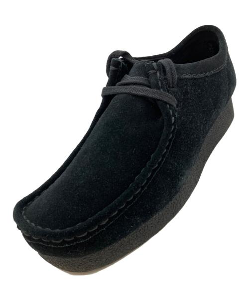 CLARKS（クラークス）CLARKS (クラークス) ワラビーシューズ ブラック サイズ:25の古着・服飾アイテム