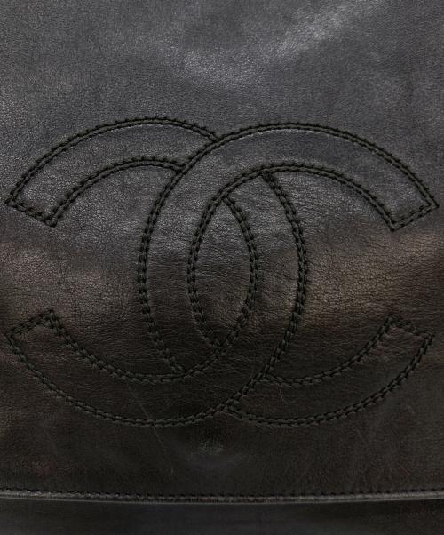 CHANEL（シャネル）CHANEL (シャネル) フリンジショルダーバッグ ブラックの古着・服飾アイテム