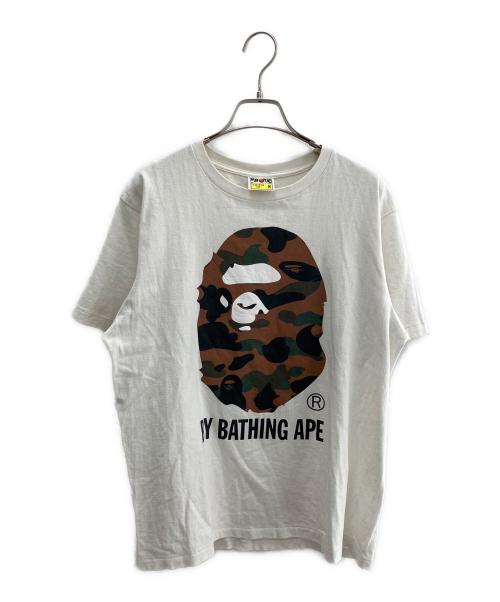 BAPE BY A BATHING APE（ベイプバイアベイシングエイプ）BAPE BY A BATHING APE (ベイプバイアベイシングエイプ) 半袖カットソー ホワイト サイズ:Ｍの古着・服飾アイテム