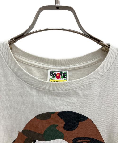 BAPE BY A BATHING APE（ベイプバイアベイシングエイプ）BAPE BY A BATHING APE (ベイプバイアベイシングエイプ) 半袖カットソー ホワイト サイズ:Ｍの古着・服飾アイテム