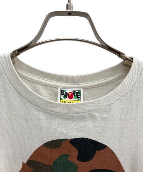 BAPE BY A BATHING APE（ベイプバイアベイシングエイプ）BAPE BY A BATHING APE (ベイプバイアベイシングエイプ) 半袖カットソー ホワイト サイズ:Ｍの古着・服飾アイテム