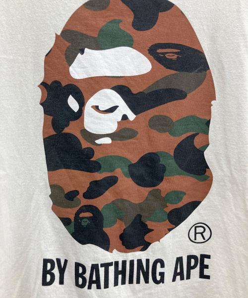 BAPE BY A BATHING APE（ベイプバイアベイシングエイプ）BAPE BY A BATHING APE (ベイプバイアベイシングエイプ) 半袖カットソー ホワイト サイズ:Ｍの古着・服飾アイテム