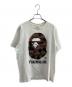 BAPE BY A BATHING APE（ベイプバイアベイシングエイプ）の古着「半袖カットソー」｜ホワイト