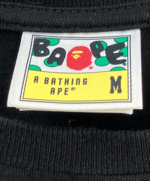 BAPE BY A BATHING APE（ベイプバイアベイシングエイプ）BAPE BY A BATHING APE (ベイプバイアベイシングエイプ) 半袖カットソー ブラック サイズ:Ｍの古着・服飾アイテム