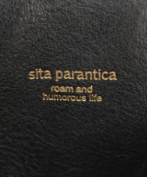 SITA PARANTICA（シータパランティカ）sita parantica (シータパランティカ) トートバッグ ブラック×ゴールドの古着・服飾アイテム