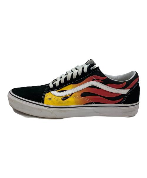VANS（ヴァンズ）VANS (ヴァンズ) ローカットスニーカー ブラック×オレンジ サイズ:30cmの古着・服飾アイテム