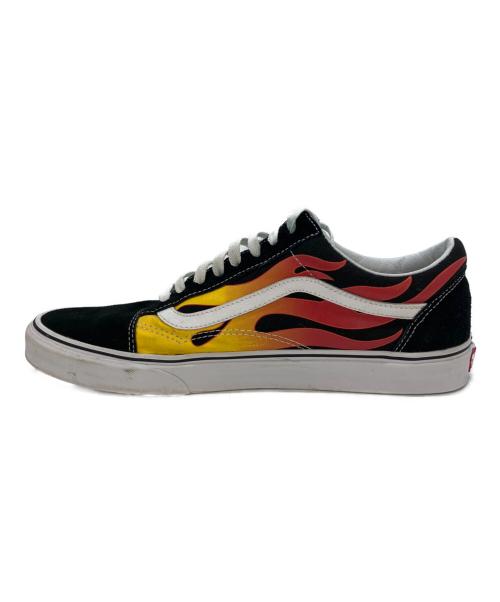 VANS（ヴァンズ）VANS (ヴァンズ) ローカットスニーカー ブラック×オレンジ サイズ:30cmの古着・服飾アイテム