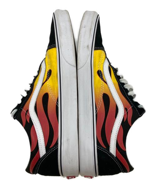 VANS（ヴァンズ）VANS (ヴァンズ) ローカットスニーカー ブラック×オレンジ サイズ:30cmの古着・服飾アイテム
