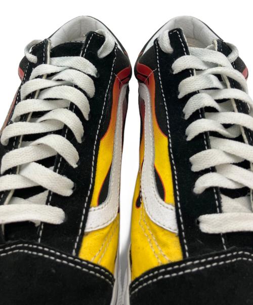 VANS（ヴァンズ）VANS (ヴァンズ) ローカットスニーカー ブラック×オレンジ サイズ:30cmの古着・服飾アイテム